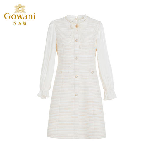 乔万尼小香风连衣裙新品气质显瘦a字裙EF4E102 商品图4