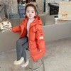 韩国儿童装女童冬装贴标羽绒服保暖不透风外套洋气大衣潮 商品缩略图1