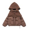 韩国儿童装女童冬装毛线可拆卸帽子羽绒服不透风外套洋气童装 商品缩略图4
