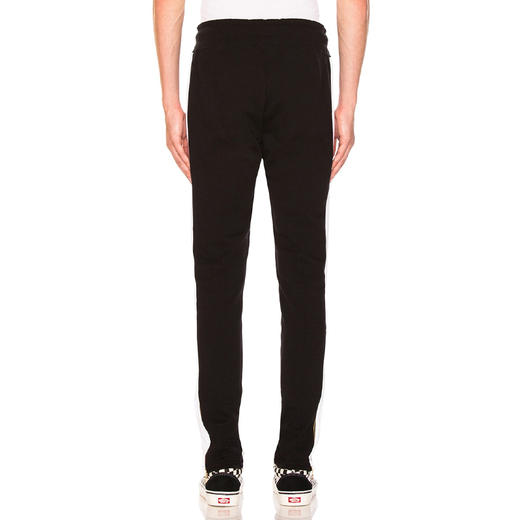 GCDS 男士字母徽标印花棉质休闲运动裤 黑色 AFW18M030011 NERO 商品图2