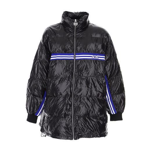 GCDS 男士字母徽标拉链棉服 黑色 AFW19M040030 BLACK 商品图0