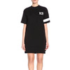 GCDS 女士字母徽标印花短袖裙子 黑色 ACC94W020076 BLACK 商品缩略图1