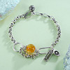 子佩集S925银串珠复古手链【TSB0001-25】黄水晶手链算盘元宝2402 商品缩略图0