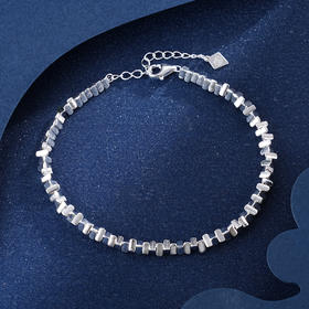 子佩集S925银【三角之力】手链【YGSL007】2402