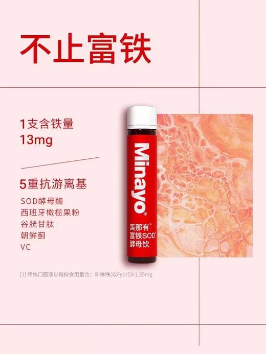 美那有铁SOD酵母饮7瓶/盒 商品图1