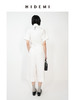 HIDEMI设计感立体廓形飘带领套装 短袖上衣/弯刀裤 商品缩略图1