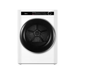 美的（Midea）（252110）智能家电热泵式烘干衣机 10公斤家用大容量除菌除螨消毒滚筒式 紫外线除菌祛除宠物毛发 MH100-HL0