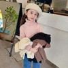 女童高领一体绒毛衣冬季2023新款宝宝韩版洋气打底衣童装 商品缩略图0