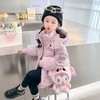 韩国儿童装女童冬装卡通羽绒服不透风外套洋气中长款童装 商品缩略图0