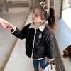 女童小熊绗线棉棉衣冬装洋气外套宝宝大衣儿童保暖棉袄童装潮 商品缩略图1