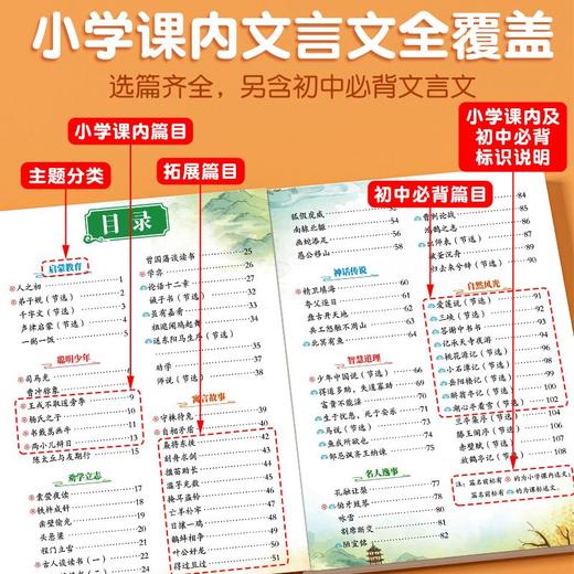 【斗半匠】小学生必背小古文大字版 商品图1
