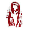 【闫桉同款】GCDS 男士字母徽标提花围巾 红色 AFW19M010040 RED 商品缩略图1