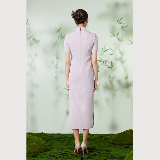 乔万尼绣花中式礼服旗袍连衣裙EM1E126 商品图3