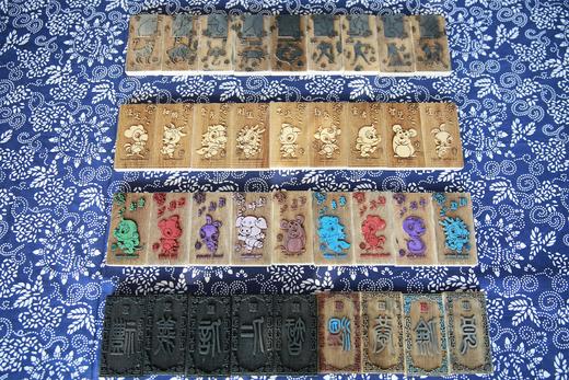 十二生肖°木雕拓板 商品图3