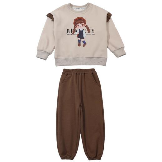 女童美女花边套装2024春季新款韩版两件套洋气网红童装潮 商品图4