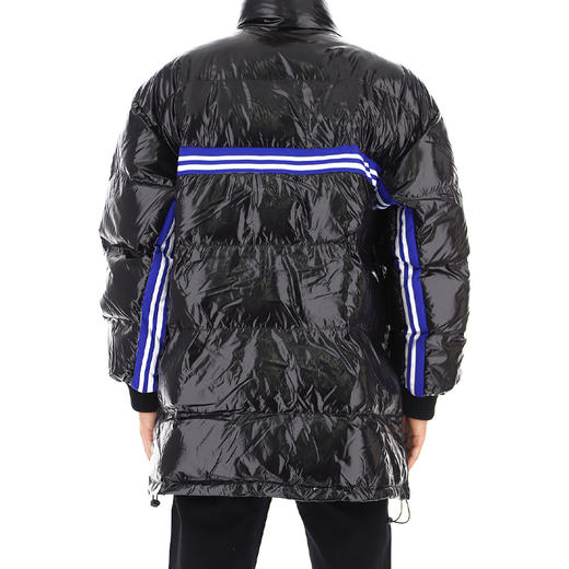 GCDS 男士字母徽标拉链棉服 黑色 AFW19M040030 BLACK 商品图3