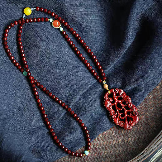 小叶紫檀原创【雅楠】项链锁骨链 商品图1