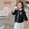 女童小熊绗线棉服冬装洋气外套宝宝短款大衣儿童保暖棉袄童装 商品缩略图2