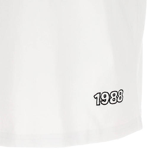 GCDS 男士涂鸦徽标印花棉质圆领短袖T恤 白色 FW23M13067201 商品图3