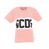 GCDS 女士字母徽标印花棉质圆领短袖T恤 粉色 ACC94W020779 PINK 商品缩略图0