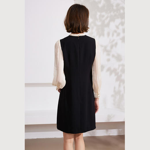 乔万尼贵气感撞色设计小香风连衣裙EM1E110 商品图3