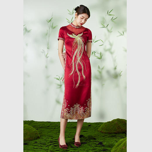 乔万尼奢华新中式国风旗袍EM1E151 商品图1