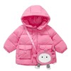 儿童韩版女童冬装卡通羽绒服不透风外套洋气童装送包包潮 商品缩略图4