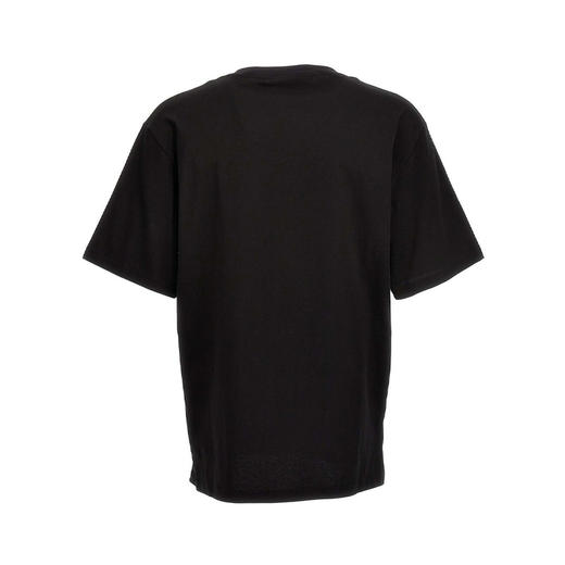 GCDS 男士外星人徽标贴花棉质短袖T恤 黑色 FW23M13067302 商品图1