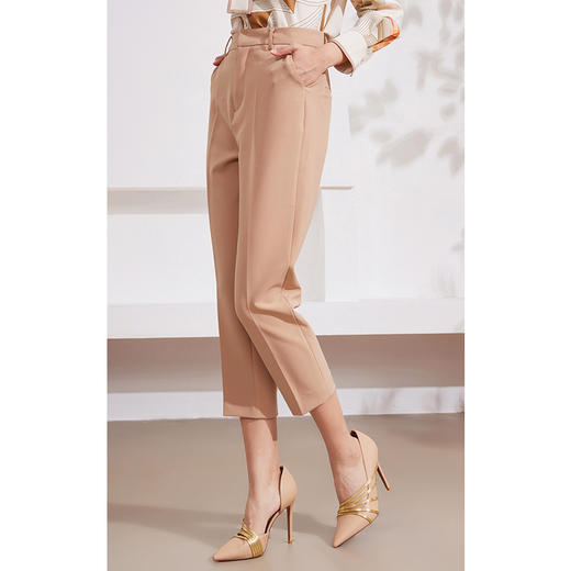 乔万尼简约直筒裤新品显瘦百搭西装裤EM1F123 商品图2