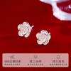 Winy925纯银山茶花耳钉送女友闺蜜节日生日礼物 商品缩略图3