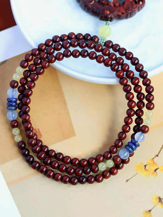 小叶紫檀【福慧如意】项链 商品图2