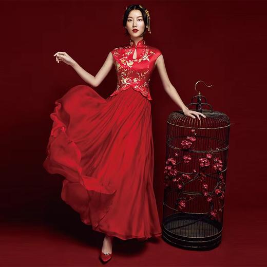 蔓楼兰 红妆溢彩大礼服 商品图0