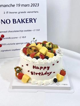 鲜果蛋糕-夏威夷