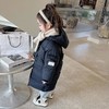 韩国儿童装女童冬装贴标羽绒服保暖不透风外套洋气大衣潮 商品缩略图2