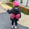 韩国儿童装女童冬装后背大蝴蝶结羽绒服不透风外套洋气童装潮 商品缩略图0