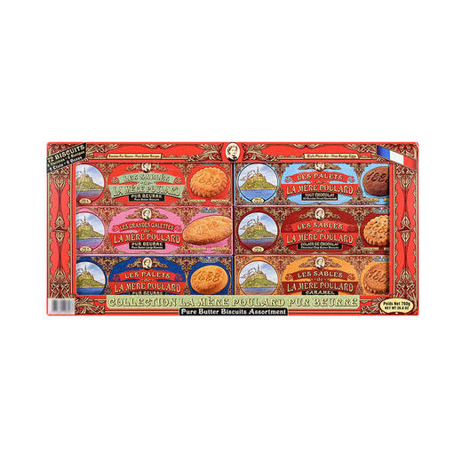 MM 山姆 普拉妈妈（La Mere Poulard）什锦黄油饼干 760g 商品图0