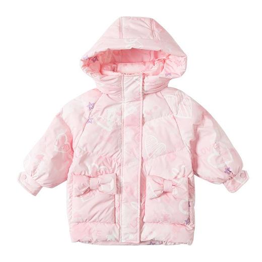 韩国儿童装女童冬装爱心五星羽绒服保暖不透风外套童装潮 商品图4