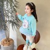 女童爱莎网纱卫衣套装2024春季新款韩版两件套洋气童装潮 商品缩略图1