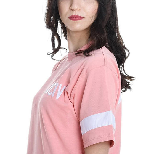 GCDS 女士字母徽标印花短袖裙子 粉色 ACC94W020076 PINK 商品图2