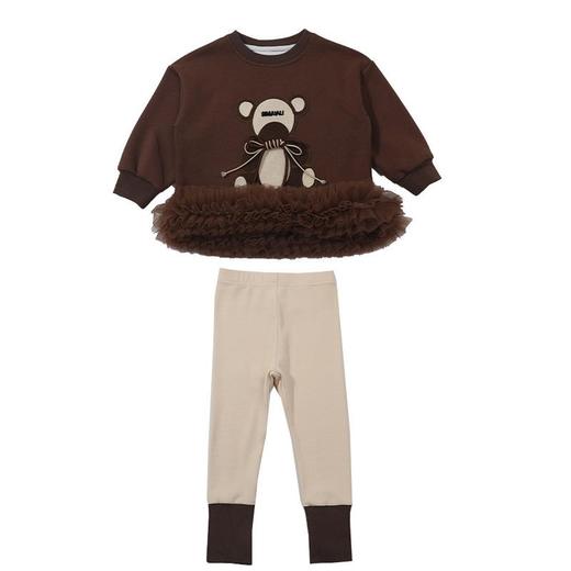 女童卡通网纱卫衣套装2024春季新款韩版两件套洋气童装潮 商品图4