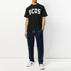 GCDS 男士字母徽标印花棉质圆领短袖T恤 黑色 ASS18M020067 NERO 商品缩略图3