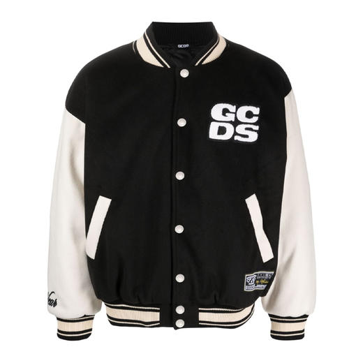 GCDS 男士外星人徽标印花拉链外套 混色 FW23M20047902 商品图0