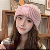 【休闲百搭！加厚保暖刺绣针织帽】大头围粗毛线针织帽子女秋冬季宽松护耳帽保暖堆堆冷帽大脸显脸小，宽松的设计不仅舒适，还能护耳保暖，给你全方位的呵护。 商品缩略图9