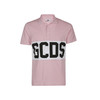 GCDS 男士字母徽标印花棉质短袖polo衫 粉色 ACC94U020078 PINK 商品缩略图0