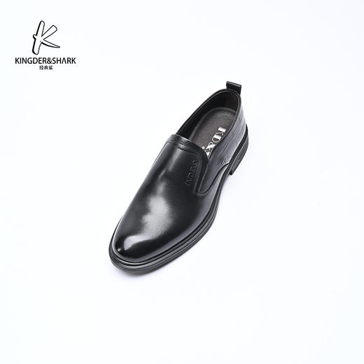 2024经典鲨春季新款时尚尖头男士正装时尚皮鞋KW259-D14051 商品图4