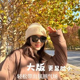 【休闲百搭！加厚保暖刺绣针织帽】大头围粗毛线针织帽子女秋冬季宽松护耳帽保暖堆堆冷帽大脸显脸小，宽松的设计不仅舒适，还能护耳保暖，给你全方位的呵护。