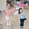 女童爱心坑条套装2024春季新款韩版两件套一件代发洋气网红童装潮 商品缩略图2