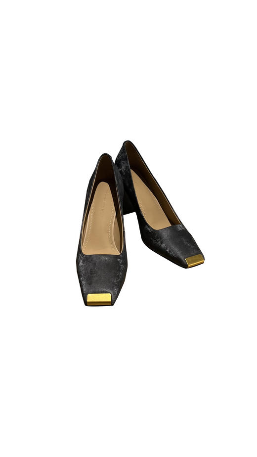 SAFICOO 方头浅口单鞋 国潮风高跟鞋 商品图2