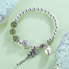 子佩集S925银【春生福穗】手链【TSB0001-22】青玉绿色2402 商品缩略图1