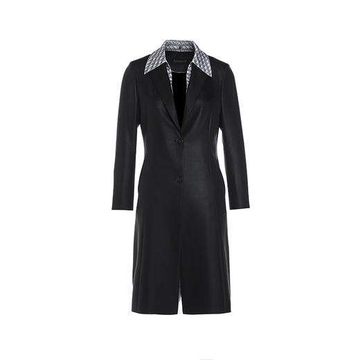 乔万尼立裁复古撞色风衣外套女EM1A138 商品图4